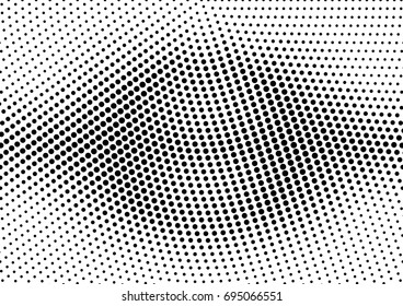 Abstract halftone dotted grunge pattern texture. Vector modern grunge background for posters, sites, business cards, postcards, interior design.