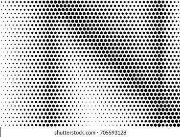 Abstract halftone dotted grunge pattern texture. Retro comic pop background. Vector modern grunge background for posters, sites, business cards, postcards, interior design.
