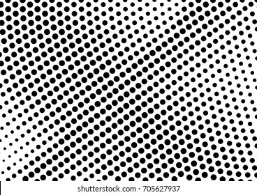 Abstract halftone dotted grunge pattern texture. Retro comic pop background. Vector modern grunge background for posters, sites, business cards, postcards, interior design.