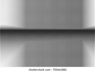 Abstract halftone dotted grunge pattern texture. Retro comic pop background. Vector modern grunge background for posters, sites, business cards, postcards, interior design.