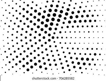 Abstract halftone dotted grunge pattern texture. Retro comic pop background. Vector modern grunge background for posters, sites, business cards, postcards, interior design.