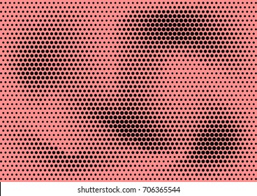 Abstract halftone dotted grunge pattern texture. Retro comic pop background. Vector modern grunge background for posters, sites, business cards, postcards, interior design.