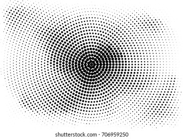 Abstract halftone dotted grunge pattern texture. Retro comic pop background. Vector modern grunge background for posters, sites, business cards, postcards, interior and cover design.