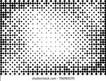 Abstract halftone dotted grunge pattern texture. Retro comic pop background. Vector modern grunge background for posters, sites, business cards, postcards, interior and cover design.