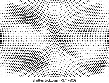 Abstract halftone dotted grunge pattern texture. Vector modern grunge halftone background for posters, sites, business cards, postcards, interior design.