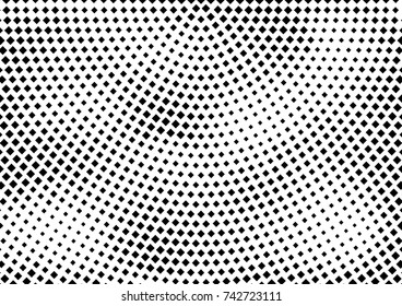 Abstract halftone dotted grunge pattern texture. Vector modern grunge background for posters, sites, business cards, postcards, interior design.