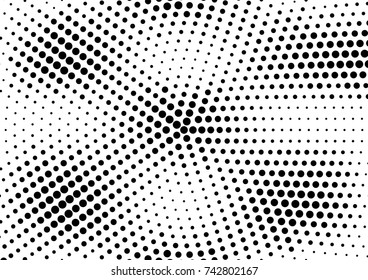 Abstract halftone dotted grunge pattern texture. Vector modern grunge background for posters, sites, business cards, postcards, interior design.