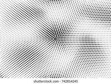 Abstract halftone dotted grunge pattern texture. Vector modern grunge background for posters, sites, business cards, postcards, interior design.