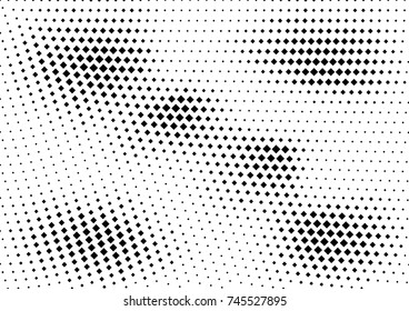 Abstract halftone dotted grunge pattern texture. Retro comic pop background. Vector modern grunge background for posters, sites, business cards, postcards, interior and cover design.