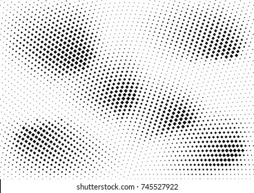 Abstract halftone dotted grunge pattern texture. Retro comic pop background. Vector modern grunge background for posters, sites, business cards, postcards, interior and cover design.