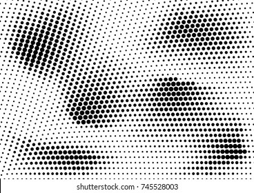 Abstract halftone dotted grunge pattern texture. Retro comic pop background. Vector modern grunge background for posters, sites, business cards, postcards, interior and cover design.