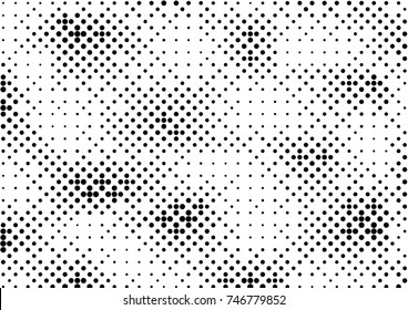 Abstract halftone dotted grunge pattern texture. Retro comic pop background. Vector modern grunge background for posters, sites, business cards, postcards, interior and cover design.