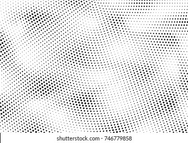 Abstract halftone dotted grunge pattern texture. Retro comic pop background. Vector modern grunge background for posters, sites, business cards, postcards, interior and cover design.