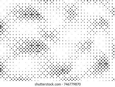 Abstract halftone dotted grunge pattern texture. Retro comic pop background. Vector modern grunge background for posters, sites, business cards, postcards, interior and cover design.