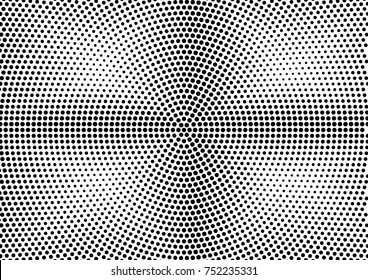 Abstract halftone dotted grunge pattern texture. Retro comic pop background. Vector modern grunge background for posters, sites, business cards, postcards, interior and cover design.