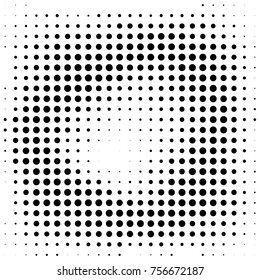 Abstract halftone dotted grunge pattern texture. Retro comic pop background. Vector modern grunge background for posters, sites, business cards, postcards, interior and cover design.