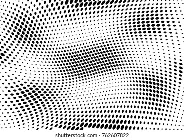 Abstract halftone dotted grunge pattern texture. Retro comic pop background. Vector modern grunge background for posters, sites, business cards, postcards, interior and cover design.