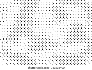 Abstract halftone dotted grunge pattern texture. Retro comic pop background. Vector modern grunge background for posters, sites, business cards, postcards, interior and cover design.