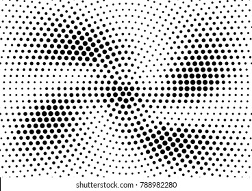 Abstract halftone dotted grunge pattern texture. Retro comic pop background. Vector modern grunge background for posters, sites, business cards, postcards, interior and cover design.