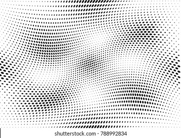 Abstract halftone dotted grunge pattern texture. Retro comic pop background. Vector modern grunge background for posters, sites, business cards, postcards, interior and cover design.