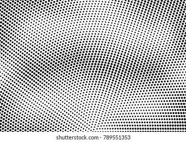 Abstract halftone dotted grunge pattern texture. Retro comic pop background. Vector modern grunge background for posters, sites, business cards, postcards, interior and cover design.