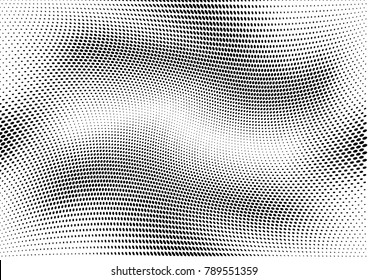 Abstract halftone dotted grunge pattern texture. Retro comic pop background. Vector modern grunge background for posters, sites, business cards, postcards, interior and cover design.