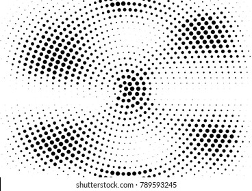Abstract halftone dotted grunge pattern texture. Retro comic pop background. Vector modern grunge background for posters, sites, business cards, postcards, interior and cover design.