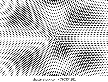Abstract halftone dotted grunge pattern texture. Retro comic pop background. Vector modern grunge background for posters, sites, business cards, postcards, interior and cover design.