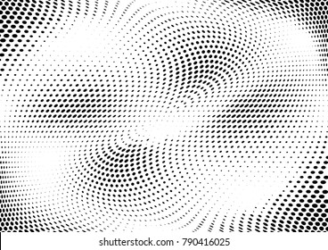 Abstract halftone dotted grunge pattern texture. Retro comic pop background. Vector modern grunge background for posters, sites, business cards, postcards, interior and cover design.