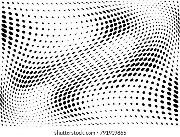 Abstract halftone dotted grunge pattern texture. Retro comic pop background. Vector modern grunge background for posters, sites, business cards, postcards, interior and cover design.