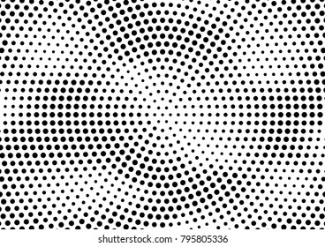 Abstract halftone dotted grunge pattern texture. Retro comic pop background. Vector modern grunge background for posters, sites, business cards, postcards, interior and cover design.