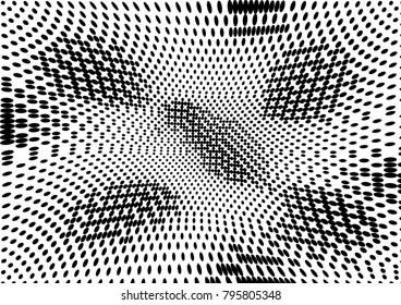 Abstract halftone dotted grunge pattern texture. Retro comic pop background. Vector modern grunge background for posters, sites, business cards, postcards, interior and cover design.