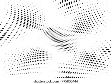 Abstract halftone dotted grunge pattern texture. Retro comic pop background. Vector modern grunge background for posters, sites, business cards, postcards, interior and cover design.