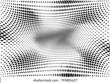 Abstract halftone dotted grunge pattern texture. Retro comic pop background. Vector modern grunge background for posters, sites, business cards, postcards, interior and cover design.