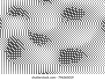 Abstract halftone dotted grunge pattern texture. Retro comic pop background. Vector modern grunge background for posters, sites, business cards, postcards, interior and cover design.