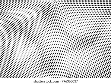 Abstract halftone dotted grunge pattern texture. Retro comic pop background. Vector modern grunge background for posters, sites, business cards, postcards, interior and cover design.