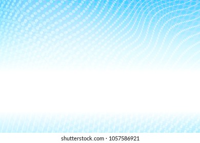 Abstract halftone dotted light blue color texture. Vector background. Modern backdrop for posters, sites, business cards, postcards, interior and cover design.