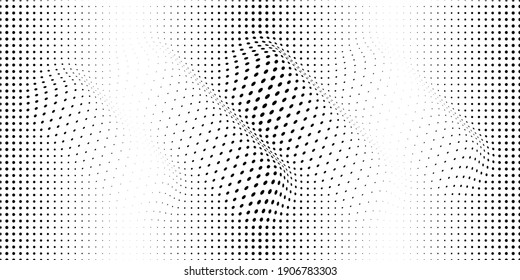 Abstract Halftone Dotted Pattern . Half tone Seamless texture for your design.illustration can be used for background.