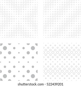 Abstract Halftone Dotted Pattern .Mesh Seamless texture for your design.illustration can be used for background. Tiny Circles in linear form .