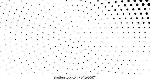 Abstract halftone dotted pattern texture. Vector modern background for posters, sites, business cards, postcards, interior design.