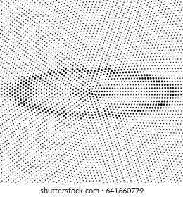 Abstract halftone dotted pattern texture. Vector modern background for posters, sites, business cards, postcards, interior design.