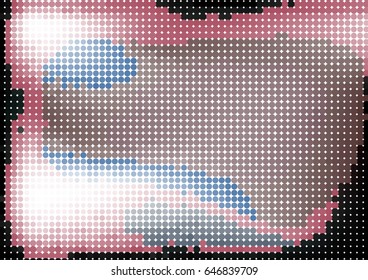 Abstract halftone dotted pattern texture. Vector modern background for posters, sites, business cards, postcards, interior design.