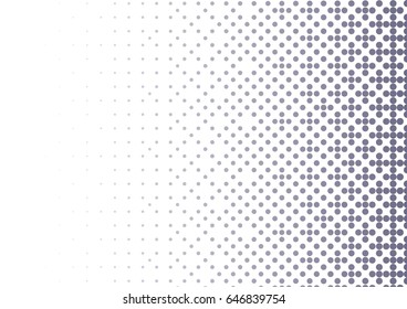 Abstract halftone dotted pattern texture. Vector modern background for posters, sites, business cards, postcards, interior design.