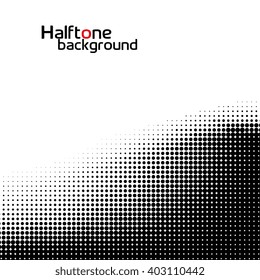 Abstract  halftone effect vector background. Dotted pattern.