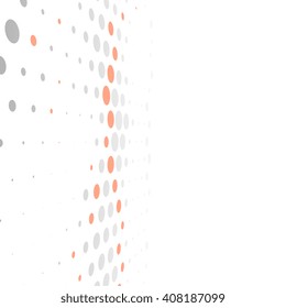 Abstract  halftone effect vector background. Dotted pattern.