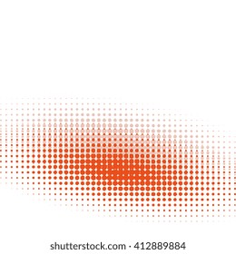 Abstract  halftone effect vector background. Dotted pattern.