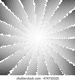 Abstract halftone effect vector background. Black Dotted pattern.