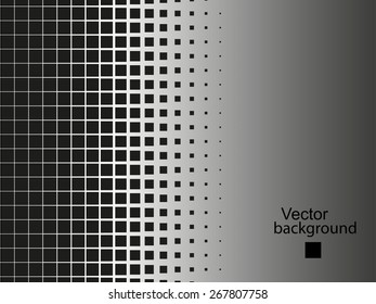 Abstract halftone effect vector gradient background