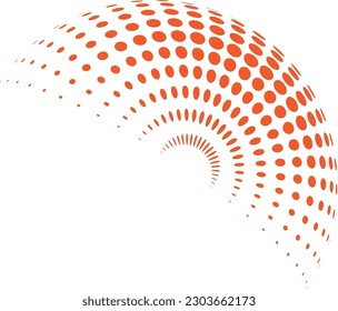 Símbolo de icono de elemento de semitono abstracto