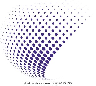 Símbolo de icono de elemento de semitono abstracto
